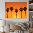 thumbnail image 1 of Designart "Palm Trees In The Golden Sunrise" Palms & Palm Trees Canvas Prints, 1 of 7