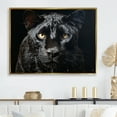thumbnail image 1 of Designart "Panther On The Prowl III" Animals Panther Floater Framed Canvas Wall Art, 1 of 5