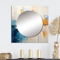 thumbnail image 1 of Designart "Paper happiness I" Abstract Collages Square Mirror For Wall Decor - Large Orange Square Printed Wall Mirror Art - Square Transitional Mirror - Wall Mounted Square Large Mirror, 1 of 1