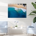 thumbnail image 1 of Designart "Paradise Revealed Coastal Aerial View IV" Oversized Coastal Wall Art - Coastal Beige Coastal Beach Living Room Canvas Art, 1 of 4