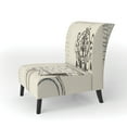 thumbnail image 1 of Designart "Paris Hotel Bathroom IV" Upholstered Traditional Accent Chair - Arm Chair, 1 of 5