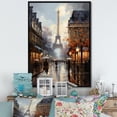 thumbnail image 1 of Designart "Parisian Elegance in the 19th Century" Cityscapes Floater Framed Canvas Print, 1 of 7