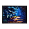thumbnail image 1 of Designart 'Park Road In The Afternoon Shadows' Lake House Framed Art Print, 1 of 4