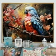 thumbnail image 1 of Designart "Parrot Flyers In A Dreamland" Parrot Floater Framed Canvas Prints, 1 of 5