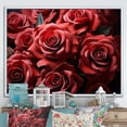 thumbnail image 1 of Designart "Passionate Red Rose" Roses Floater Framed Canvas Prints, 1 of 5