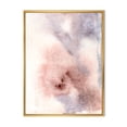thumbnail image 1 of Designart 'Pastel Abstract With Pink Blue Beige and Red Spots' Modern Framed Canvas Wall Art Print, 1 of 5