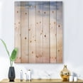 thumbnail image 1 of Designart 'Pastel Abstract With Pink Dark Blue and Beige Spots' Modern Print on Natural Pine Wood, 1 of 5