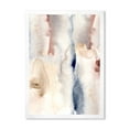 thumbnail image 1 of Designart 'Pastel Abstract With Pink Dark Blue and Gray Spots' Modern Framed Art Print, 1 of 4