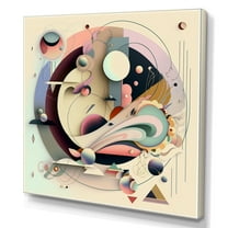 Designart Pastel Art Deco I Canvas Wall Art