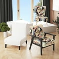 thumbnail image 1 of Designart "Pastel Art Deco I" Upholstered Modern & Contemporary Accent Chair and Modern & Contemporary Arm Chair - Multiple Color & Pattern, 1 of 7