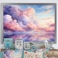 thumbnail image 1 of Designart "Pastel Dreamscapes Purple and Pink Sky" Landscapes Framed Wall Art Decor - Traditional Purple Sky Hallway Framed Wall Art Decor, 1 of 6
