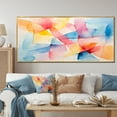 thumbnail image 1 of Designart "Pastel Geometric Ink Explosion Burst of Harmony III" Oversized Abstract Framed Wall Art - Modern Colorful Abstract Geometric Entryway Framed Wall Art, 1 of 7