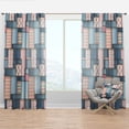 thumbnail image 1 of Designart 'Patchwork Pink Pattern' Modern & Contemporary Curtain Panel, 1 of 4
