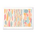 thumbnail image 1 of Designart 'Patchwork of Pastel Organic Shapes' Modern Framed Art Print, 1 of 4
