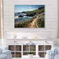 thumbnail image 1 of Designart "Path Along the Coast III" Landscapes Floater Framed Wall Art Print, 1 of 7