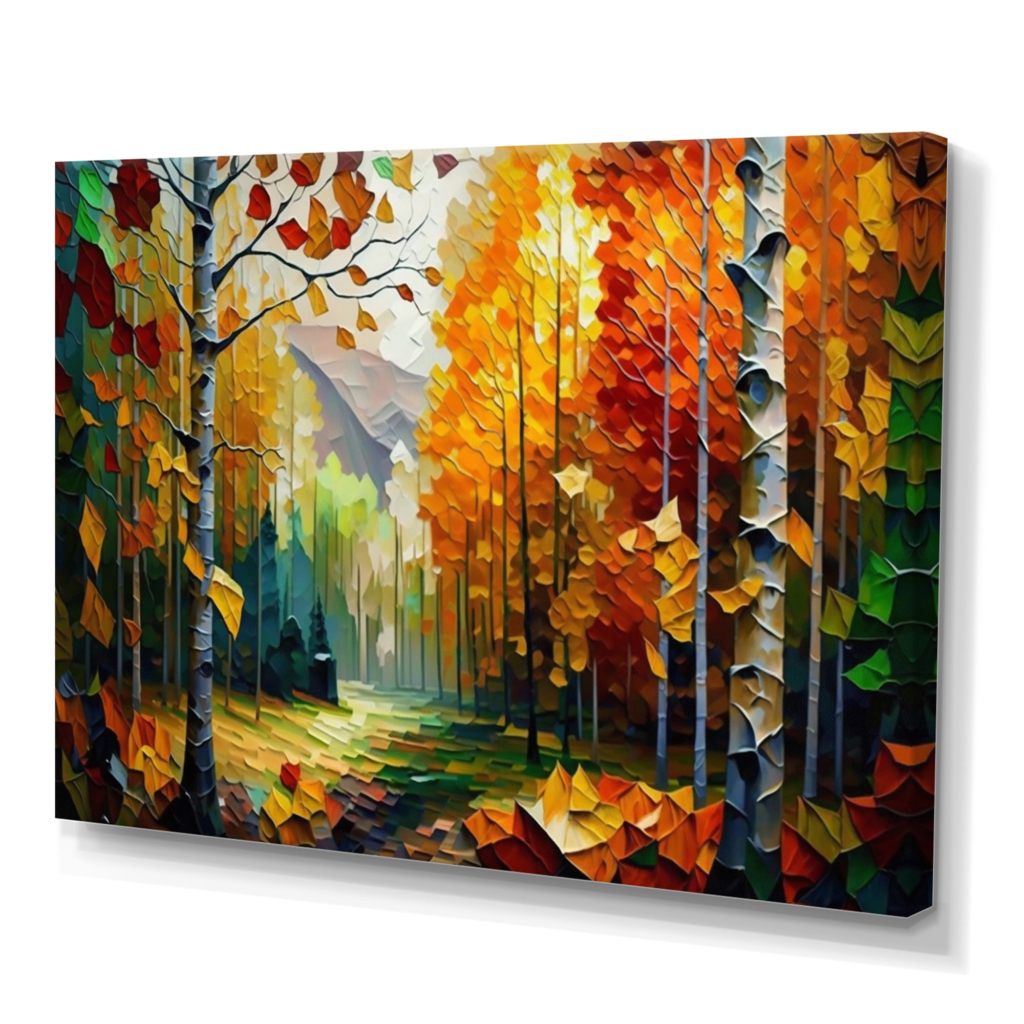Designart Path Into The Forest III Canvas Wall Art