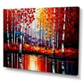 thumbnail image 1 of Designart Path Into The Red Forest II Canvas Wall Art, 1 of 5