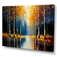 thumbnail image 1 of Designart Path Into The Yellow Forest V Canvas Wall Art, 1 of 5
