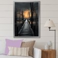 thumbnail image 1 of Designart "Path To Void Landscape II" Bridges Picture Framed Wall Decor, 1 of 5