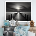 thumbnail image 1 of Designart "Path To Void Landscape III" Bridges Picture Framed Canvas Art Print, 1 of 5