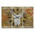 thumbnail image 1 of Designart 'Patterned White Deer Head' Oversized Traditional Wall Clock, 1 of 3