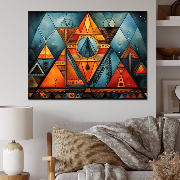 Designart "Patterns from African Tribes I" African Canvas Art Print