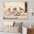 thumbnail image 1 of Designart "Peaceful Bicycle Escapes I" Transportation Floater Framed Wall Decor, 1 of 7