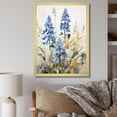 thumbnail image 1 of Designart "Peaceful Blue Bonnets V" Blue Bonnets Picture Framed Wall Art Living Room, 1 of 5