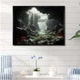 thumbnail image 1 of Designart "Peaceful Coral Reef" Coastal Coral Under Water Floater Framed Canvas Prints, 1 of 5