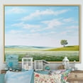 thumbnail image 1 of Designart "Peaceful Country Charm Of The Prairie" Prairies Floater Framed Canvas Wall Art, 1 of 5