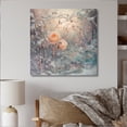 thumbnail image 1 of Designart "Peach Enchanted Roses V" Floral Rose Wall Decor, 1 of 5