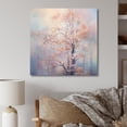 thumbnail image 1 of Designart "Peach Trees love expression" Landscape Trees Canvas Print, 1 of 5