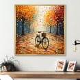 thumbnail image 1 of Designart "Pedaling Through the Sands of Time I" Transportation Floater Framed Wall Decor, 1 of 7