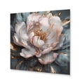 thumbnail image 1 of Designart "Peonies Blooming Pink Grey I" Floral Peony Metal Art Print, 1 of 5