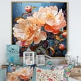 thumbnail image 1 of Designart "Peonies Bursting With Color III" Peonies Floater Framed Wall Art Prints, 1 of 5