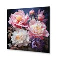thumbnail image 1 of Designart "Peonies In Asian Painting II" Asian Metal Wall Decor, 1 of 5