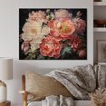 thumbnail image 1 of Designart "Peony Bouquet China Art painting" Chinese Print on Natural Pine Wood, 1 of 5