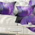 thumbnail image 1 of Designart Perfect Light Purple Starry Sky - Abstract Throw Pillow - 12x20, 1 of 5