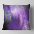 thumbnail image 1 of Designart Perfect Light Purple Starry Sky - Abstract Throw Pillow - 16x16, 1 of 4