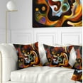 thumbnail image 1 of Designart Perspectives of Inner Paint - Abstract Throw Pillow - 16x16, 1 of 5