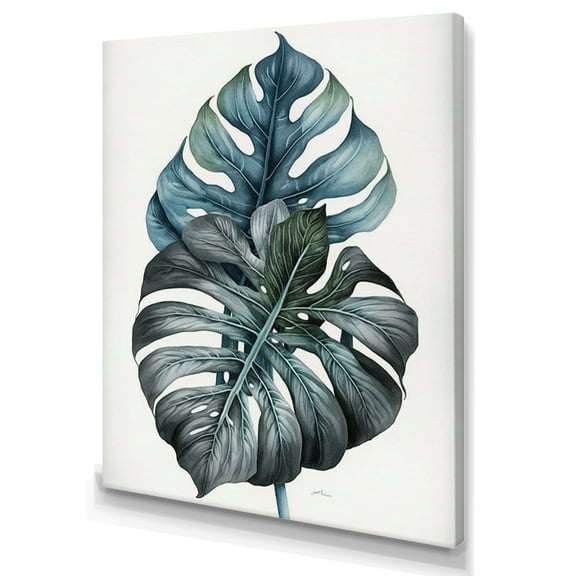 Designart Philodendron Leaf I Canvas Wall Art
