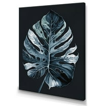 Designart Philodendron Leaf III Canvas Wall Art