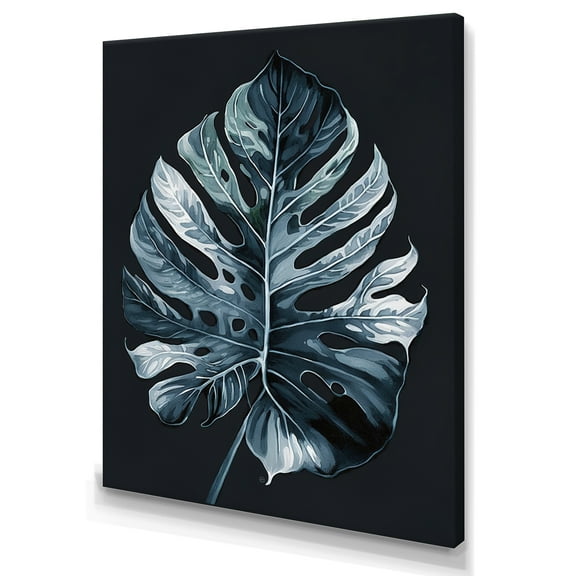 Designart Philodendron Leaf III Canvas Wall Art