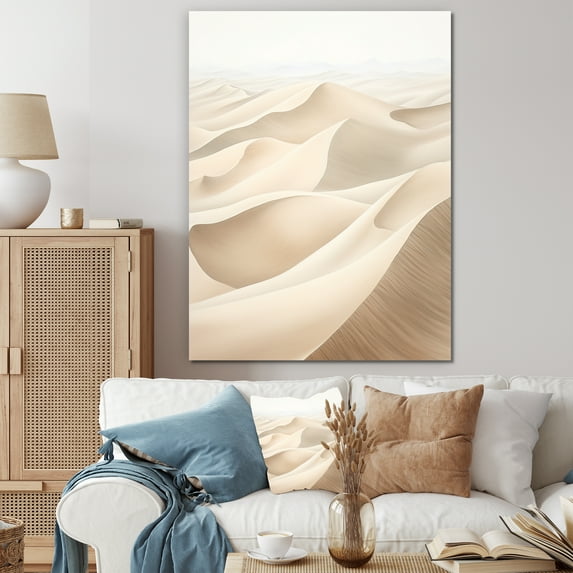 Designart "Photography Capturing The Silence Of The Sahara IV" Desert Wall Art Prints