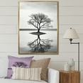 thumbnail image 1 of Designart "Photography Of Resonance In Tree Rivers" Tree Floater Framed Canvas Prints, 1 of 5