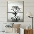 thumbnail image 1 of Designart "Photography Of Resonance In Tree Rivers" Tree Floater Framed Canvas Prints, 1 of 5