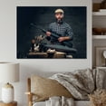 thumbnail image 1 of Designart "Photography Portrait Of A Hunter I" Hunting & Fishing Wall Art Living Room, 1 of 7