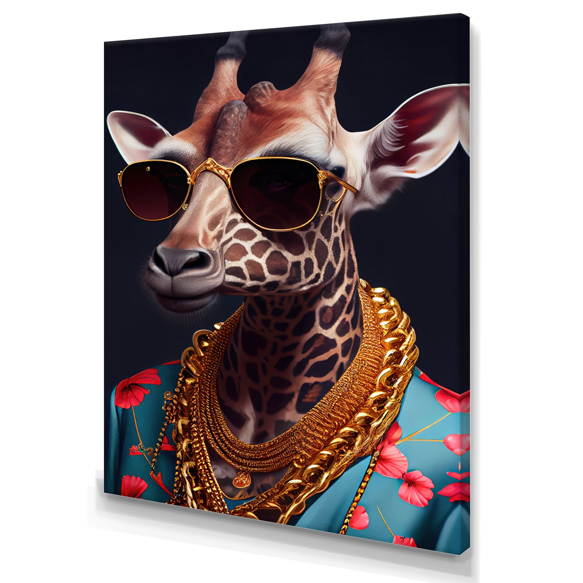 Designart Photorealistic Of Giraffe I Canvas Wall Art