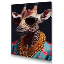 Designart Photorealistic Of Giraffe I Canvas Wall Art