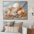 thumbnail image 1 of Designart "Photorealistic Seashells composition" Animals Floater Framed Wall Art Print, 1 of 7